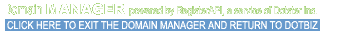 Domain Manager (powered by RegisterAPI, a service of Dotster Inc.)